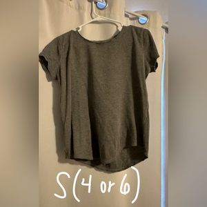 gray lulu lemon shirt